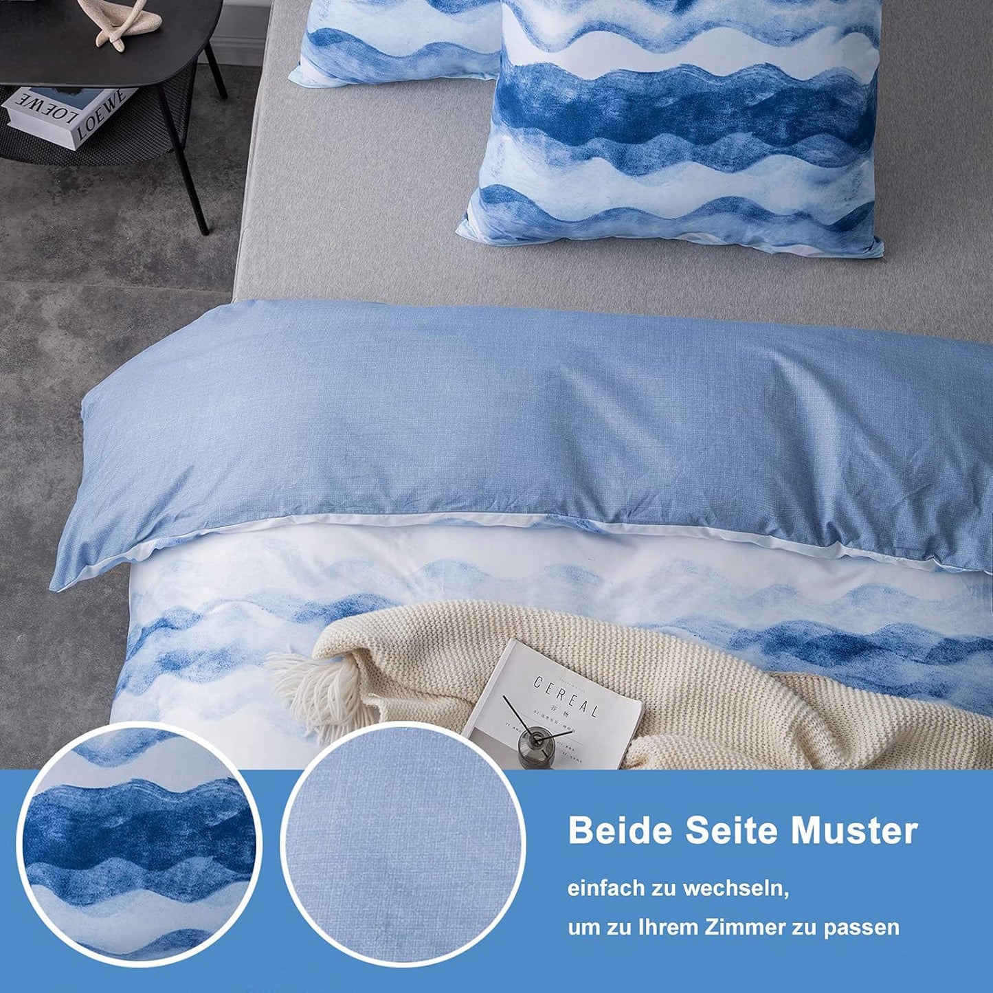 Bettwäsche Set Maritime Blue